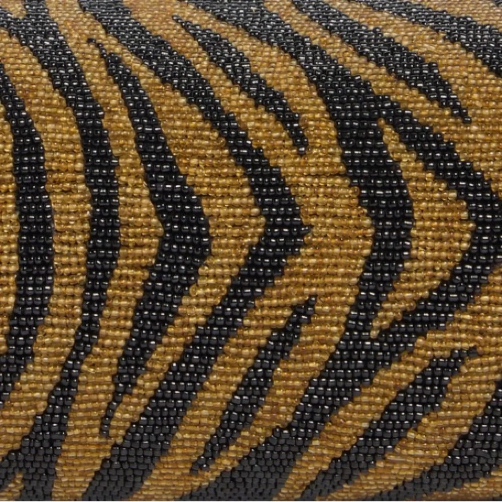 NWT & Dustbag REFORMATION CYLINDER BEADED SHOULDER BAG in black/bronze - Picture 9 of 11